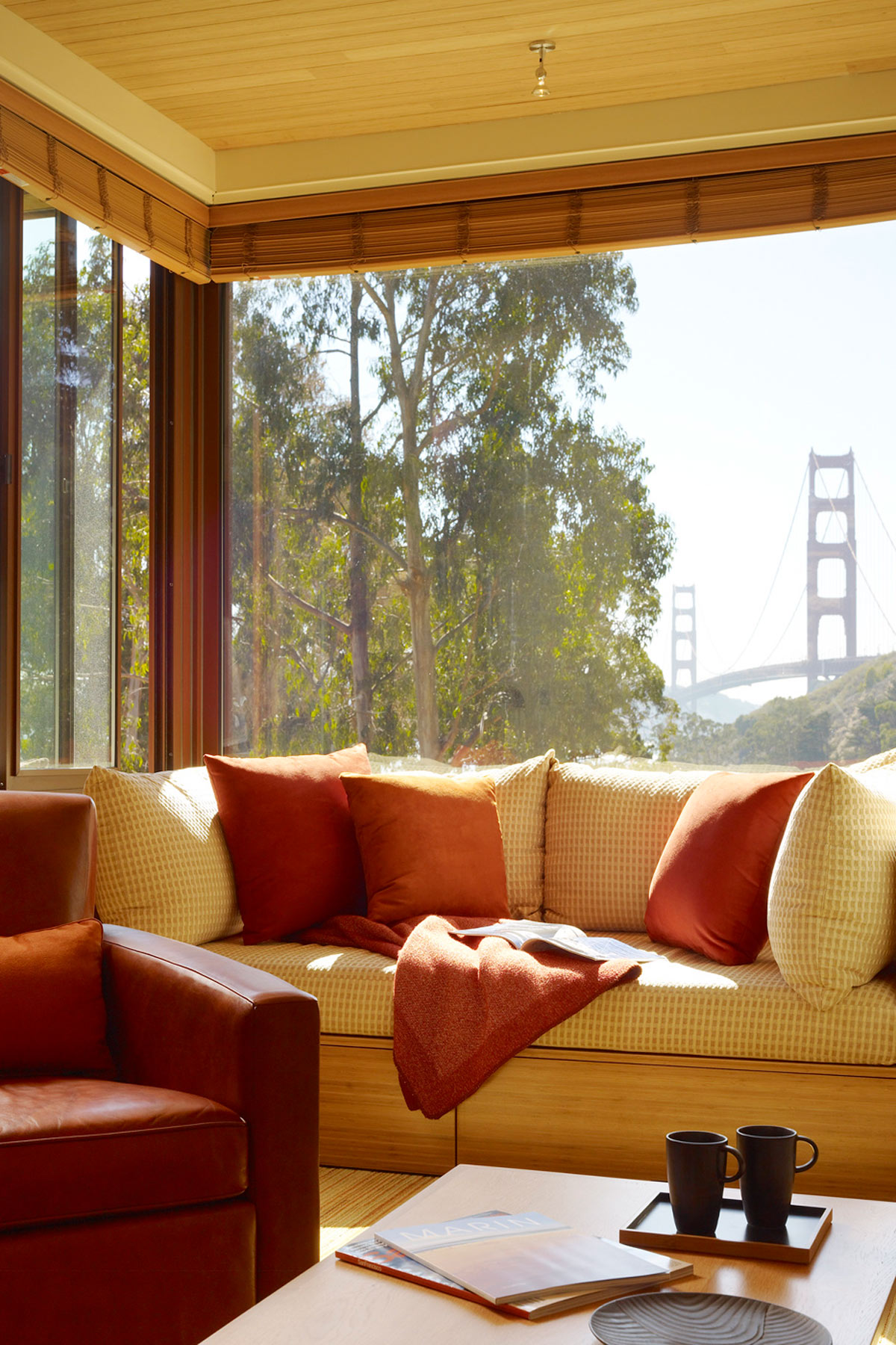 Cavallo Point- the Lodge at the Golden Gate is the result of an adaptive reuse and new construction effort at Fort Baker, a former military fortification at the foot of the Golden Gate Bridge in Sausalito- the complex is LEED Gold certified and the historic and new buildings are sensitively integrated into the National Register Historic district. Cavallo Point is the first new National Park Lodge in over a decade.