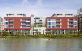 235 Berry Street is one of the first housing developments to be built in San Francisco’s emerging Mission Bay neighborhood.