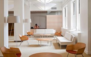 The highly sustainable, LEED Platinum-rated ClimateWorks Foundation office space weaves together advanced energy-efficiency and carbon reduction within inviting spaces that connect staff and visitors to each other and the natural world.