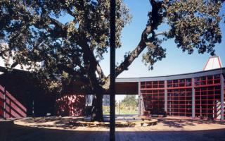 The Richard W. Lyman Graduate Residences at Stanford University in the Bay Area are shaped around the landscape to connect the students to the natural world.